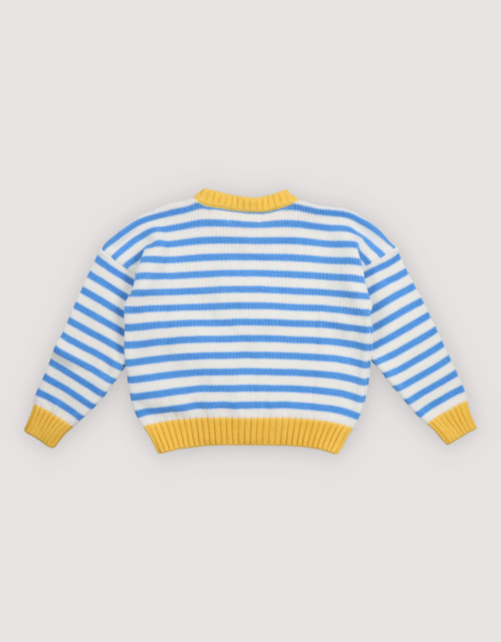 THE NEW SOCIETY THE NEW SOCIETY Marigold jumper vista blue stripes