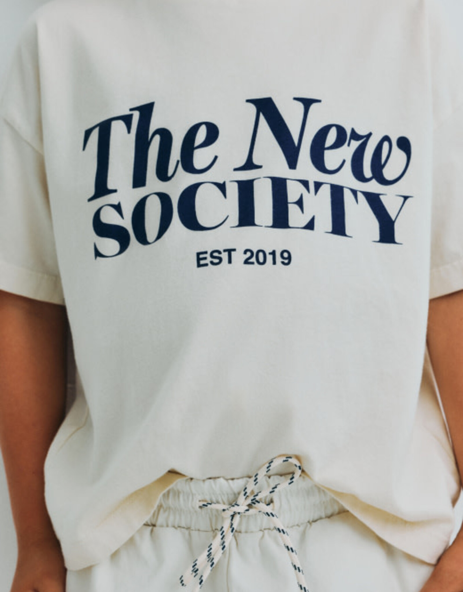 THE NEW SOCIETY THE NEW SOCIETY Bonsai t-shirt ecru