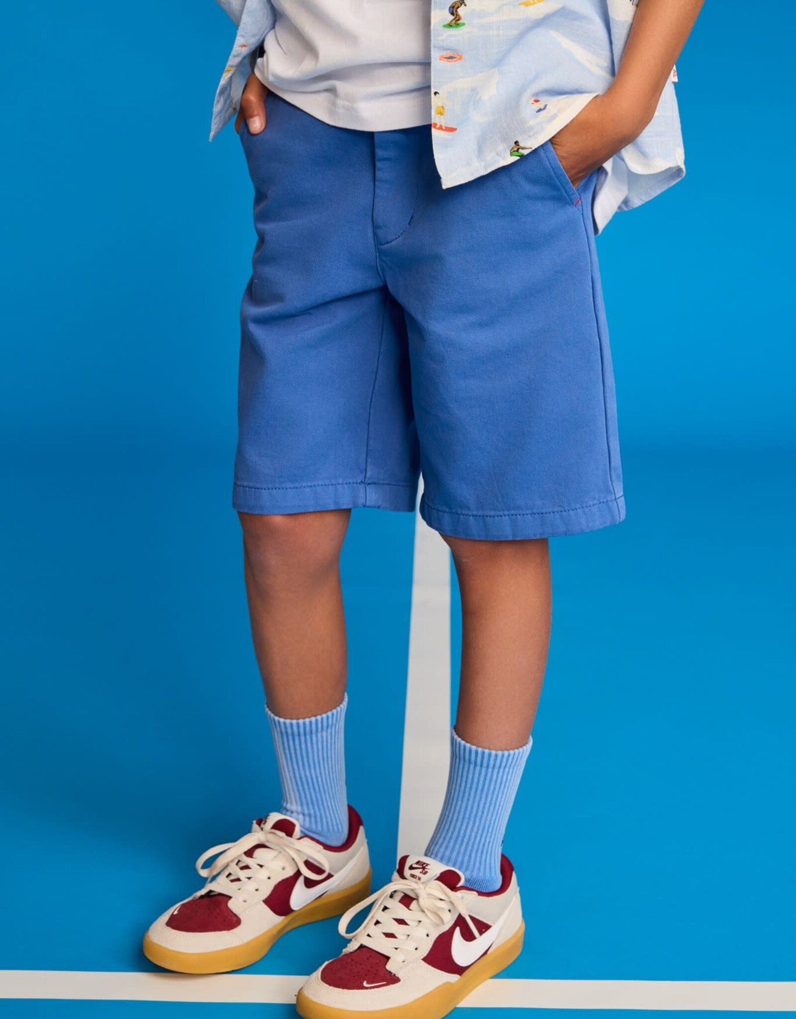 AMERICAN OUTFITTERS Ao76 Barry chino shorts cobalt blue