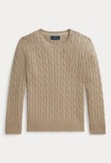 RALPH LAUREN RALPH LAUREN Pull kabel tan heather