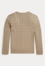 RALPH LAUREN RALPH LAUREN Pull kabel tan heather