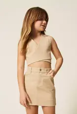 TWIN SET TWIN SET Rok beige