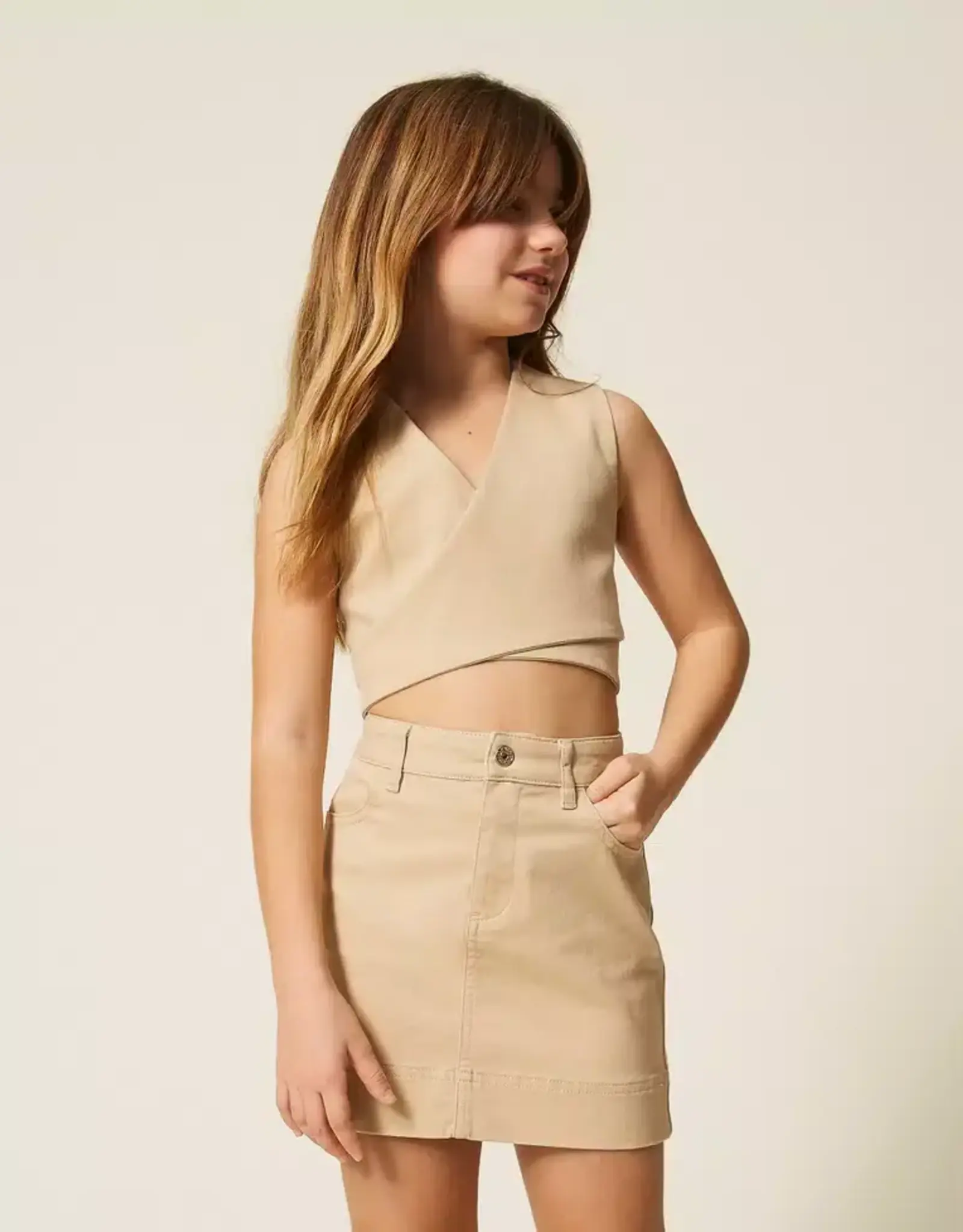 TWIN SET TWIN SET Rok beige