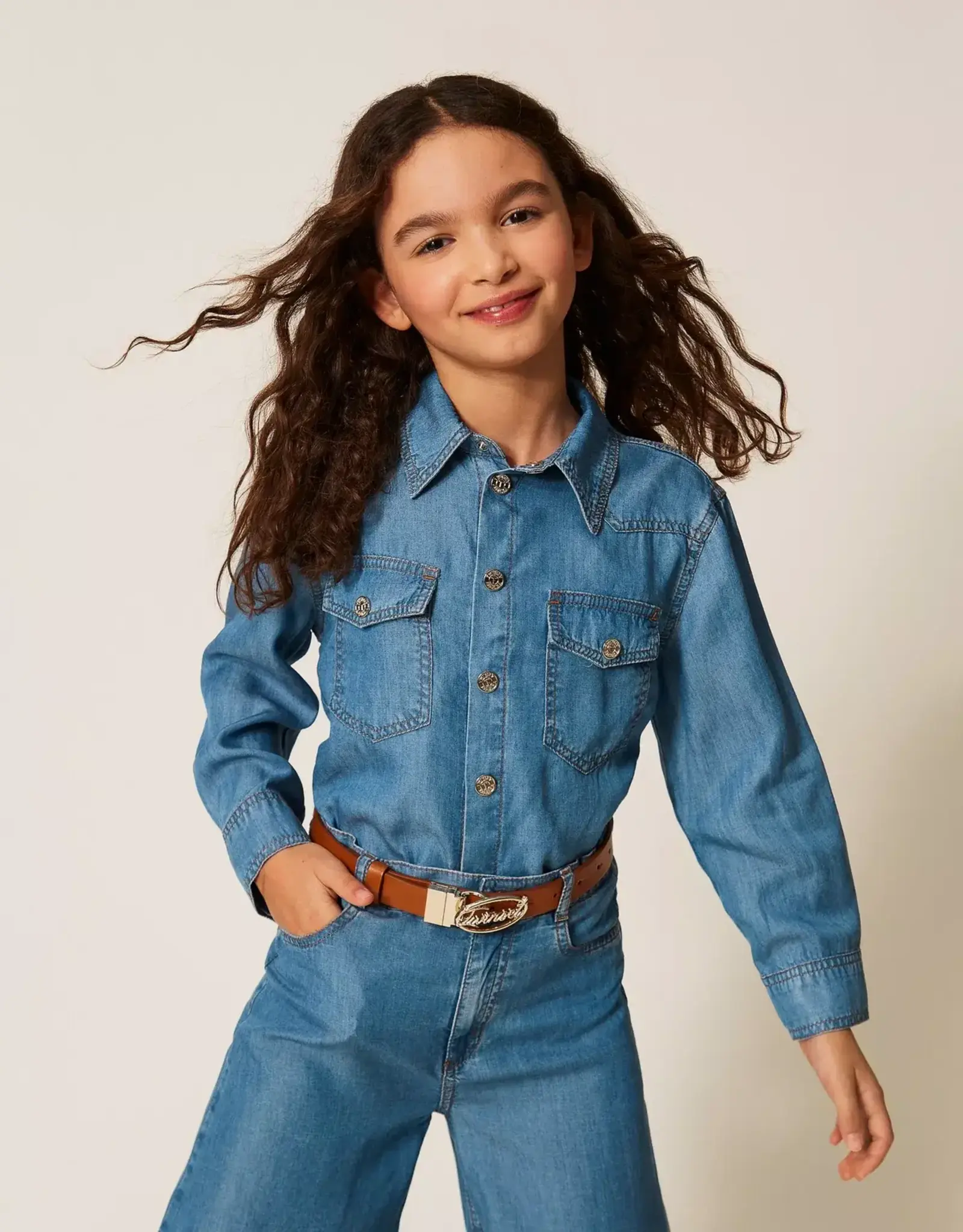 TWIN SET TWIN SET Jeansblouse