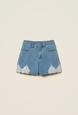 TWIN SET TWIN SET Jeansshort kant