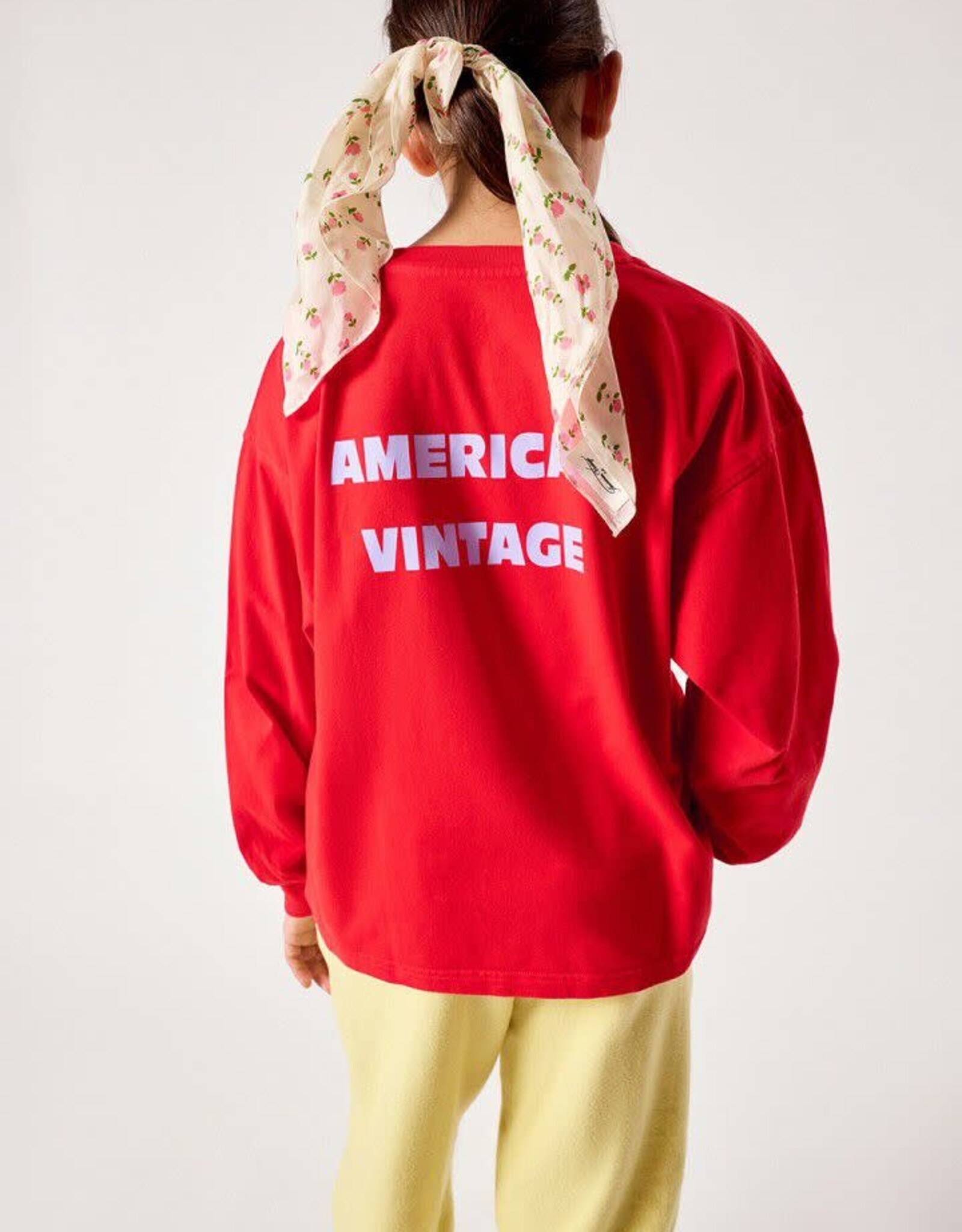 AMERICAN VINTAGE AMERICAN VINTAGE Fizvalley t-shirt LM fraise vintage