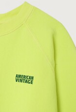 AMERICAN VINTAGE AMERICAN VINTAGE Izubird sweater citron fluo