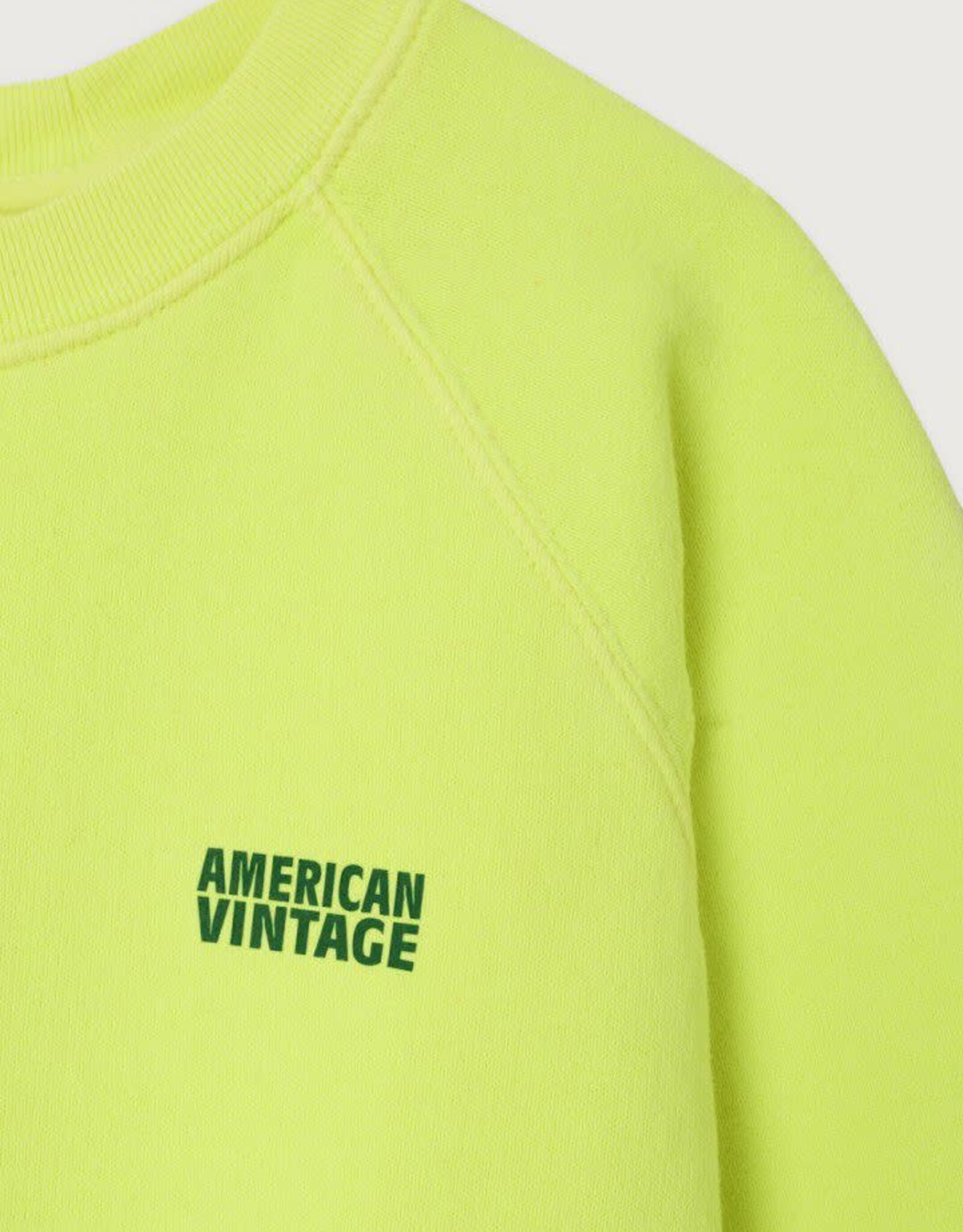 AMERICAN VINTAGE AMERICAN VINTAGE Izubird sweater citron fluo