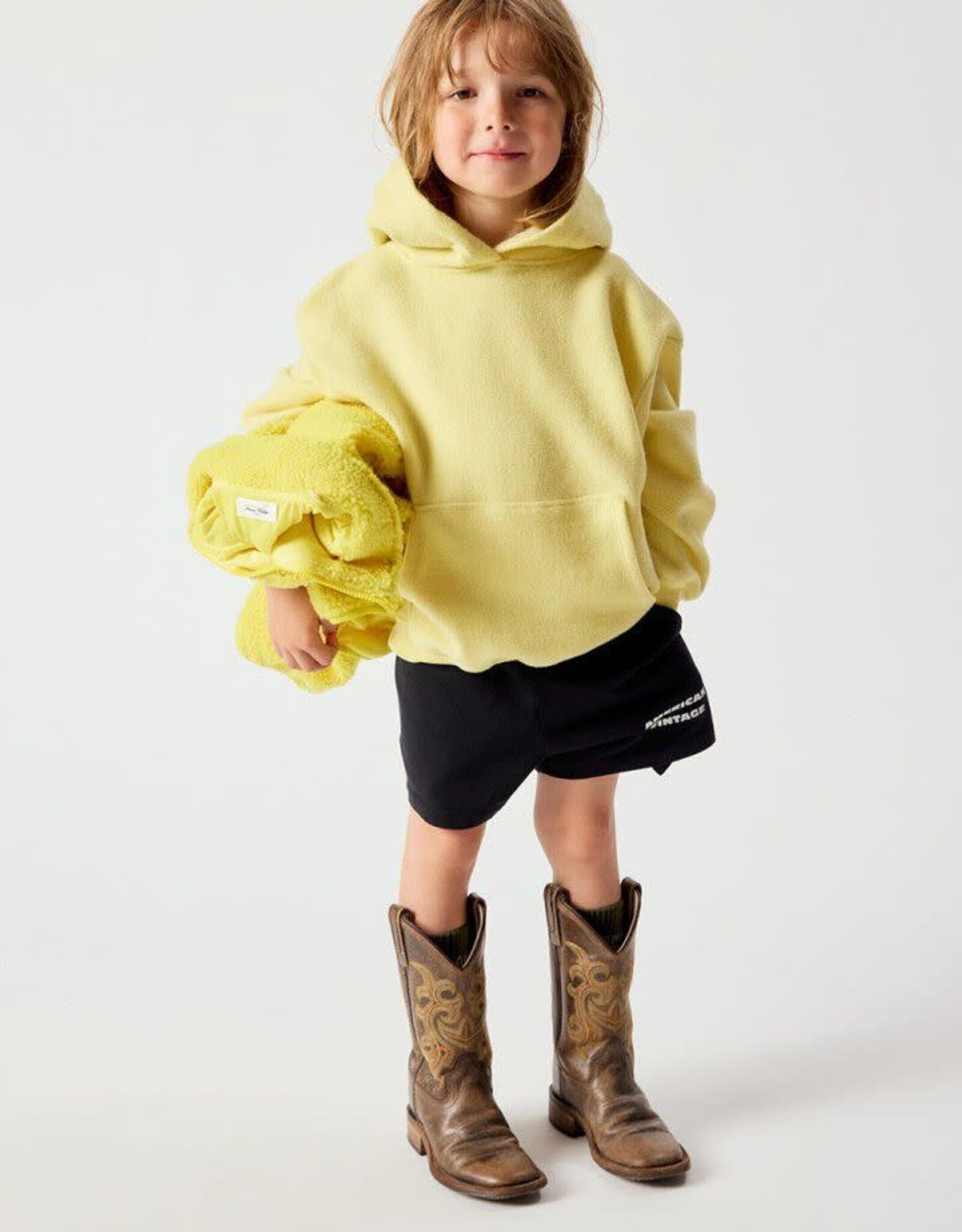 AMERICAN VINTAGE AMERICAN VINTAGE Puggy sweater met kap briochette