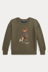 RALPH LAUREN RALPH LAUREN Sweater meisjes met beer kaki