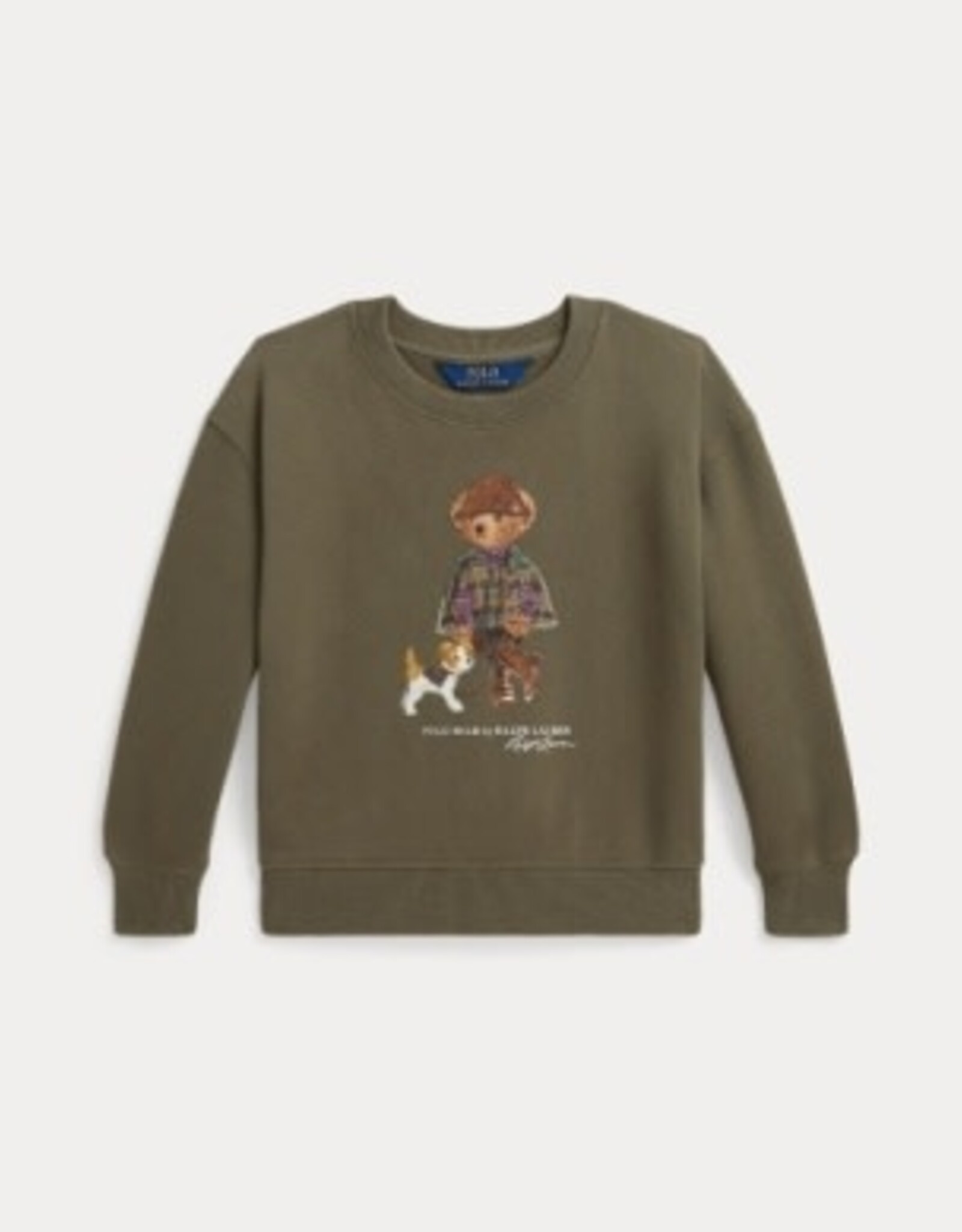 RALPH LAUREN RALPH LAUREN Sweater meisjes met beer kaki
