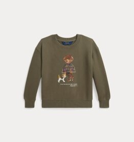 RALPH LAUREN RALPH LAUREN Sweater meisjes met beer kaki