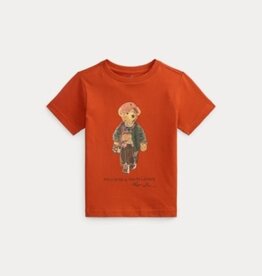 RALPH LAUREN RALPH LAUREN T-shirt met beer oranje