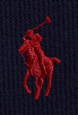 RALPH LAUREN RALPH LAUREN Sweater fijne rib half zip navy