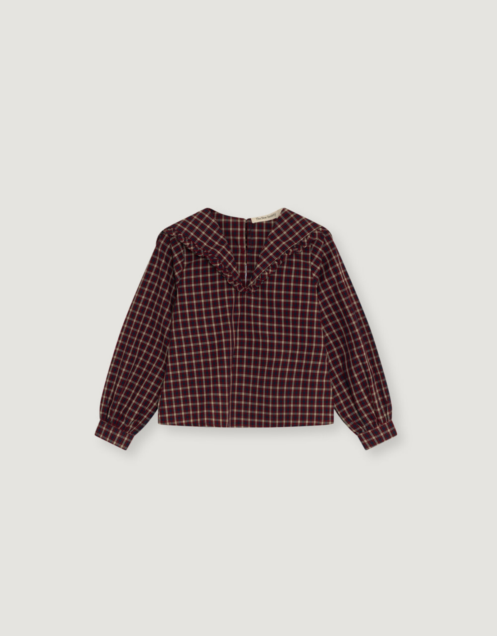 THE NEW SOCIETY THE NEW SOCIETY Orbit blouse check