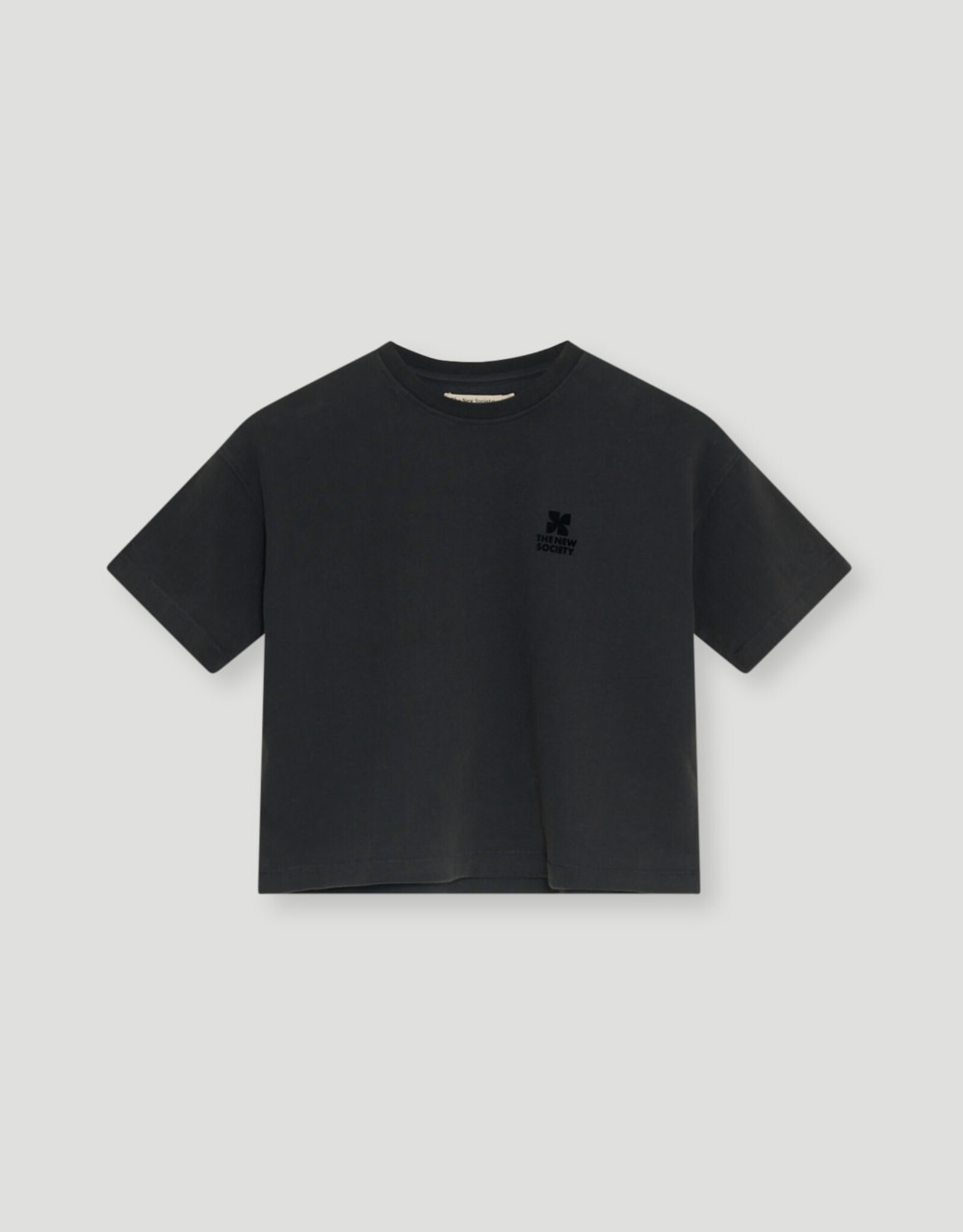 THE NEW SOCIETY THE NEW SOCIETY TNS logo teen t-shirt moonless night