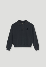 THE NEW SOCIETY THE NEW SOCIETY TNS logo teen polo moonless night