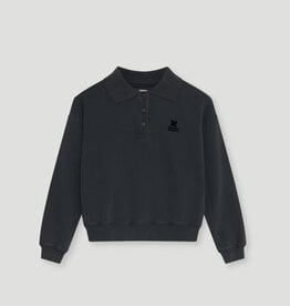 THE NEW SOCIETY THE NEW SOCIETY TNS logo teen polo moonless night