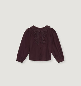 THE NEW SOCIETY THE NEW SOCIETY Soleil blouse wine
