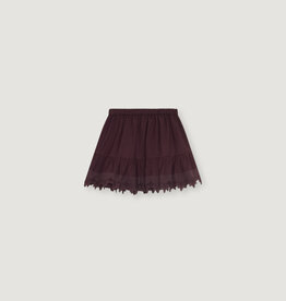 THE NEW SOCIETY THE NEW SOCIETY Soleil skirt wine