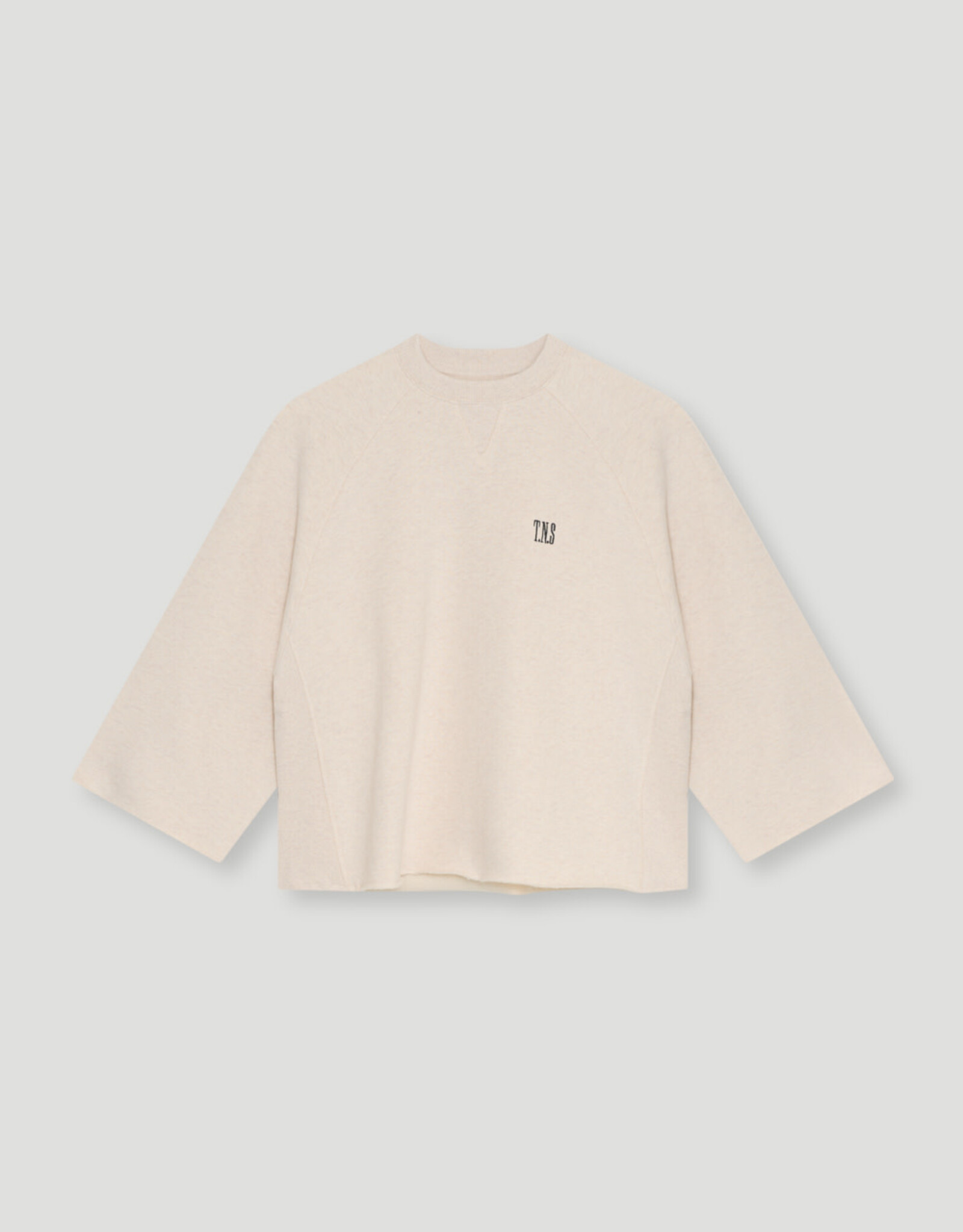 THE NEW SOCIETY THE NEW SOCIETY Fog teen sweatshirt whisper white melange