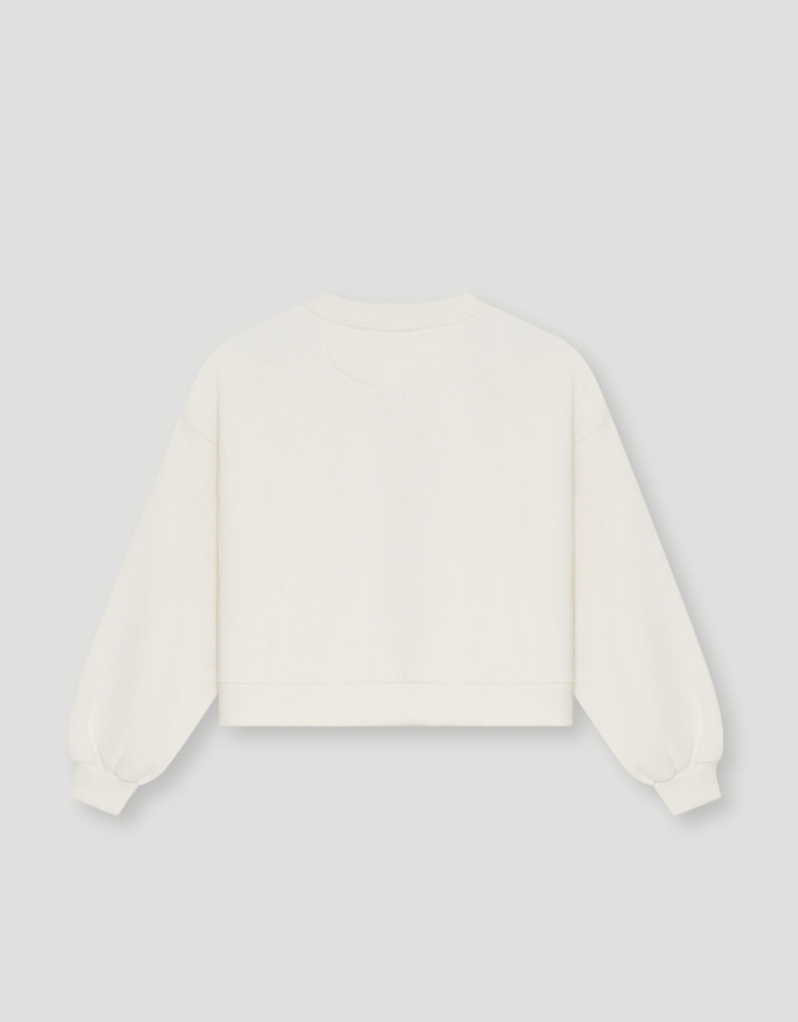 THE NEW SOCIETY THE NEW SOCIETY TNS logo teen sweatshirt whisper white