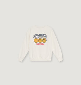 THE NEW SOCIETY THE NEW SOCIETY Smiley sweatshirt whisper white