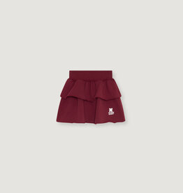 THE NEW SOCIETY THE NEW SOCIETY TNS logo skirt rumba red