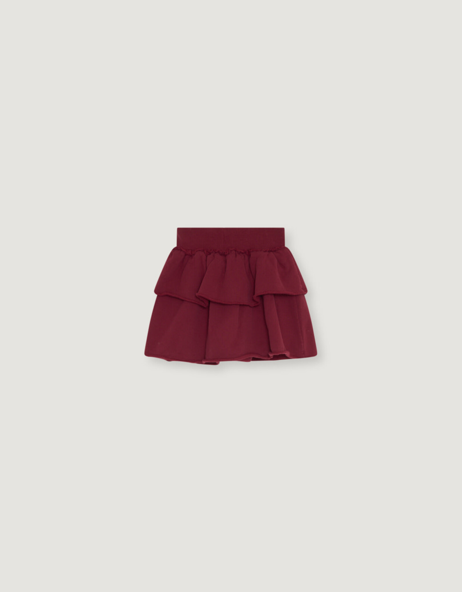 THE NEW SOCIETY THE NEW SOCIETY TNS logo skirt rumba red