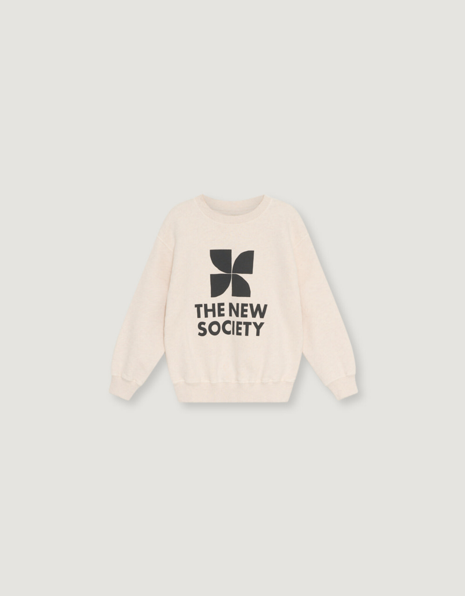 THE NEW SOCIETY THE NEW SOCIETY TNS logo sweatshirt whisper white melange