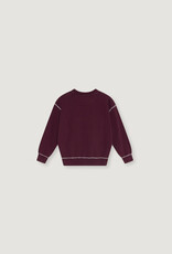 THE NEW SOCIETY THE NEW SOCIETY TNS logo sweatshirt wine