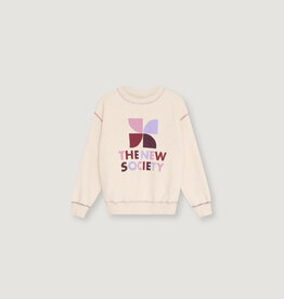 THE NEW SOCIETY THE NEW SOCIETY TNS logo sweatshirt whisper multicolor