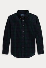 RALPH LAUREN RALPH LAUREN Hemd corduroy blauw/groen ruit