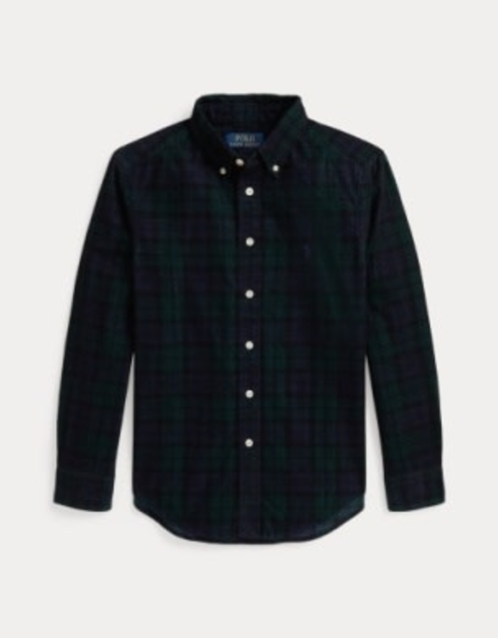 RALPH LAUREN RALPH LAUREN Hemd corduroy blauw/groen ruit