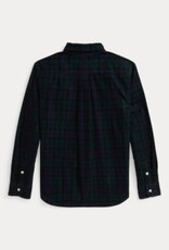RALPH LAUREN RALPH LAUREN Hemd corduroy blauw/groen ruit