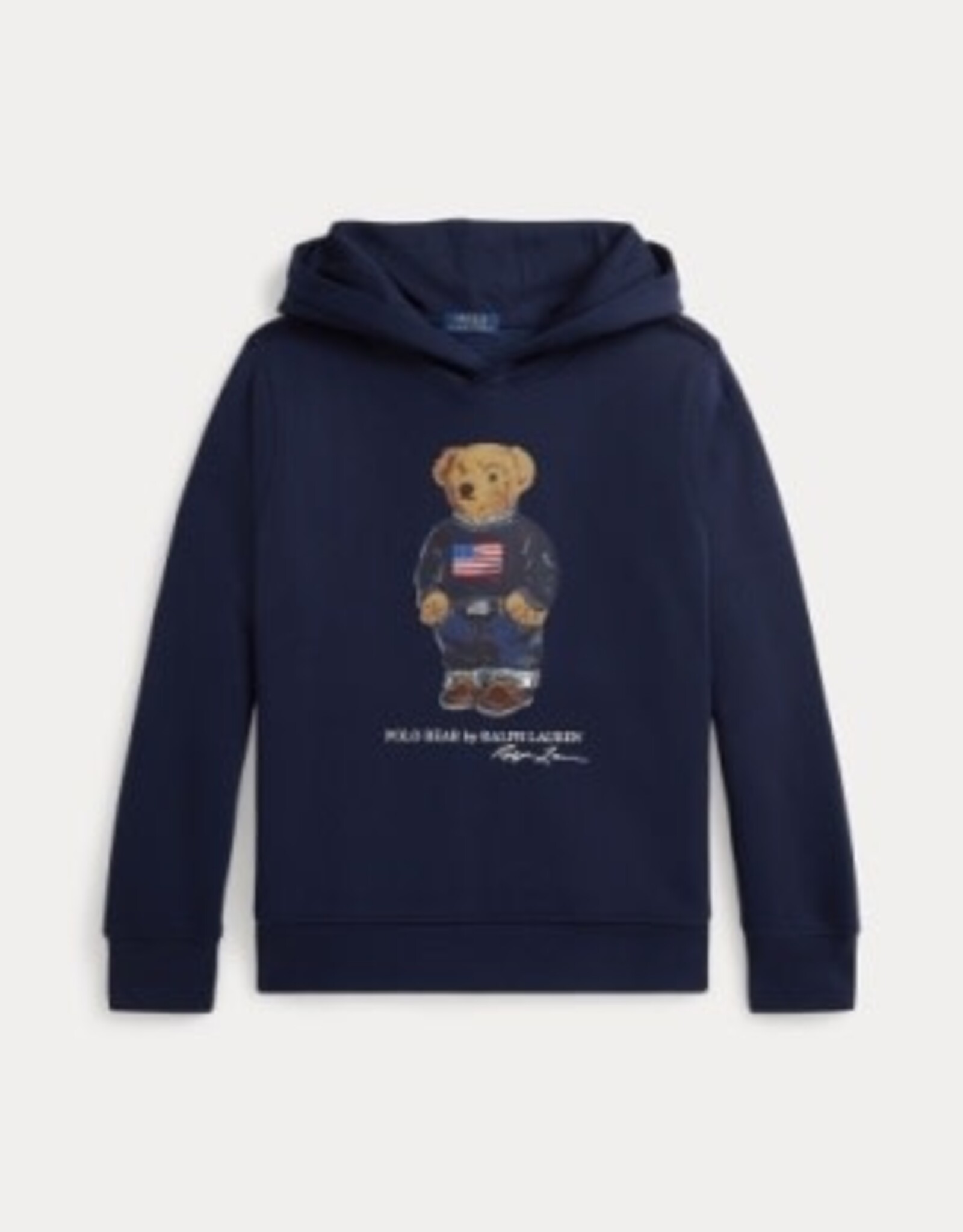 RALPH LAUREN RALPH LAUREN Sweater met kap en beer blauw