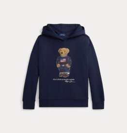 RALPH LAUREN RALPH LAUREN Sweater met kap en beer blauw