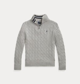RALPH LAUREN RALPH LAUREN Kabelpull met rits boven grijs
