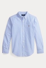 RALPH LAUREN RALPH LAUREN Hemd gestreept blauw/wit seersucker