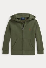 RALPH LAUREN RALPH LAUREN Sweater rits en kap kaki