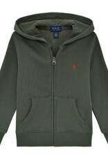 RALPH LAUREN RALPH LAUREN Sweater rits en kap kaki