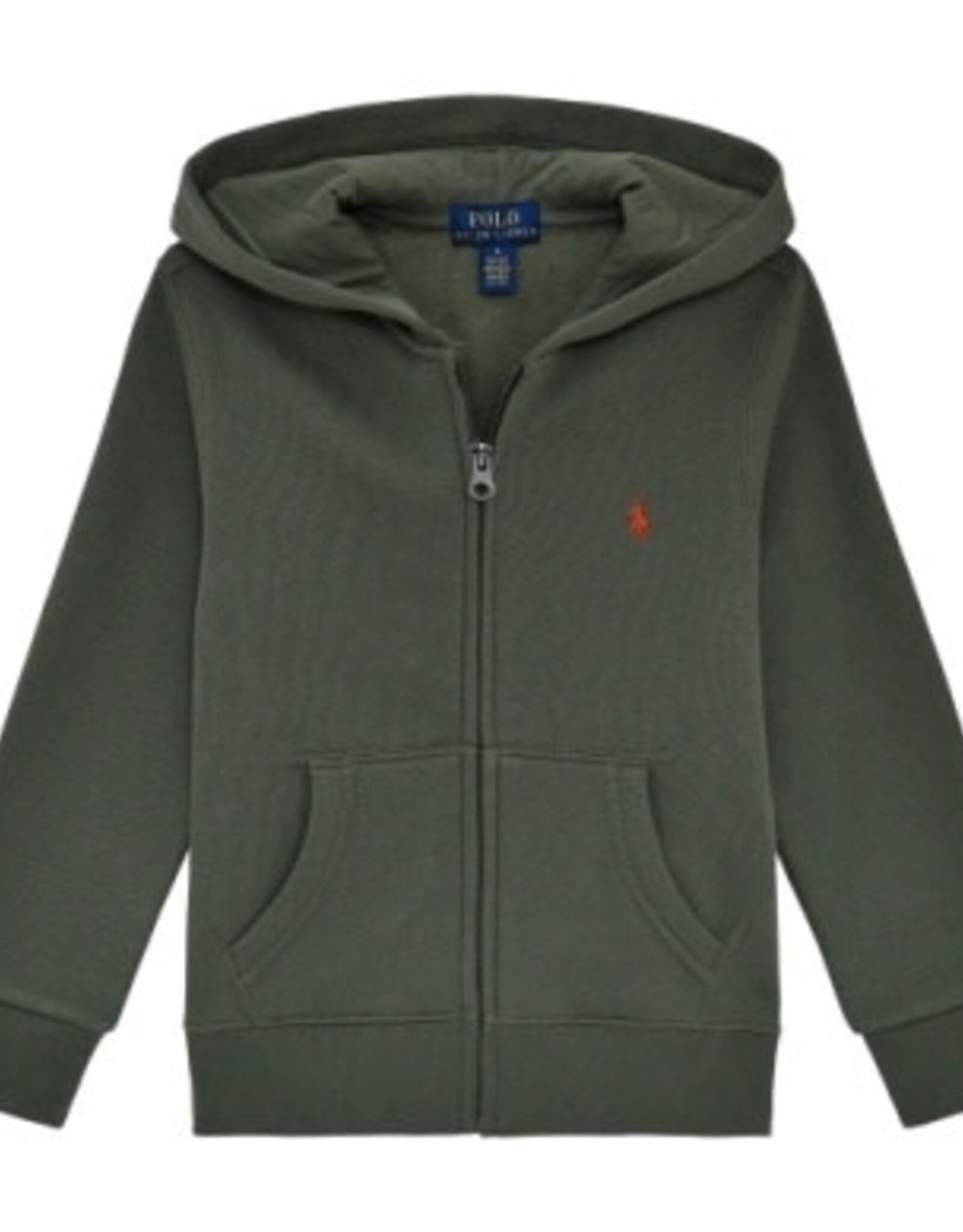 RALPH LAUREN RALPH LAUREN Sweater rits en kap kaki