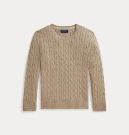 RALPH LAUREN RALPH LAUREN Pull kabel tan heather
