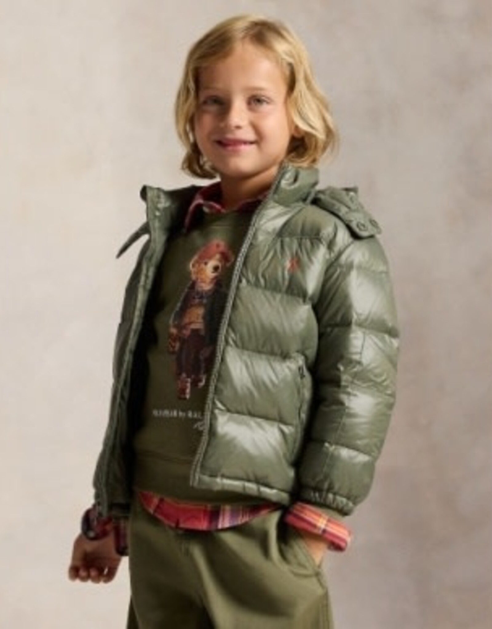 RALPH LAUREN RALPH LAUREN Bomberjas kaki blinkend