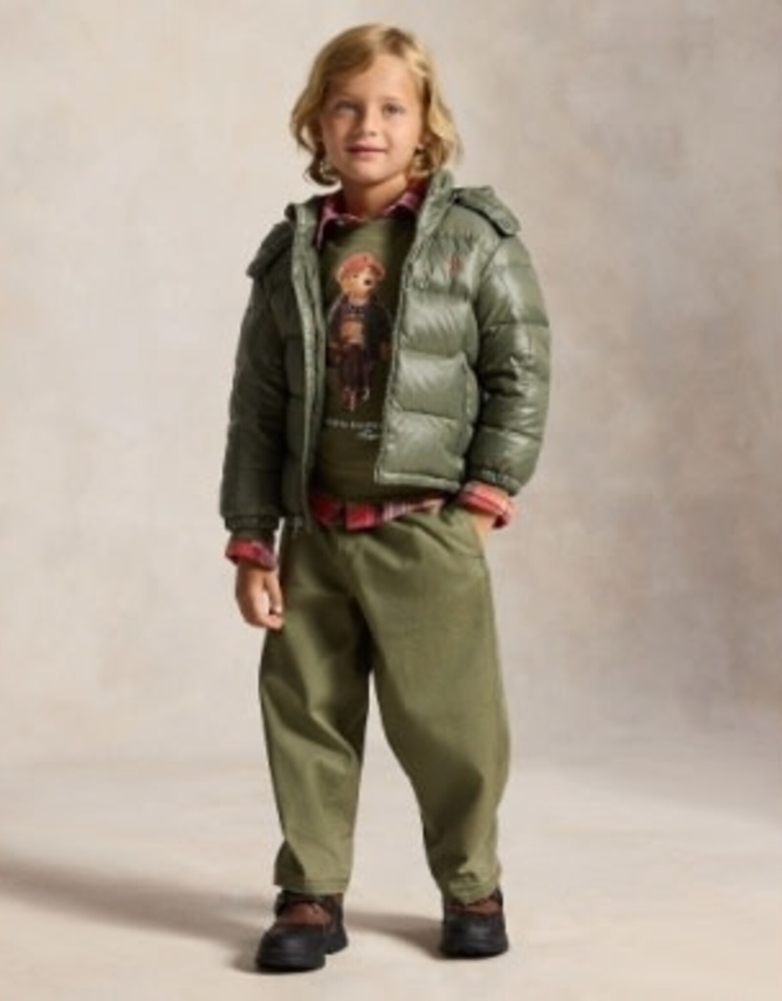 RALPH LAUREN RALPH LAUREN Bomberjas kaki blinkend