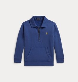 RALPH LAUREN RALPH LAUREN Sweater met rits bovenaan dusty azure