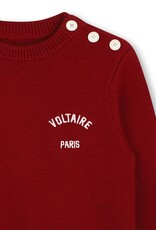 ZADIG & VOLTAIRE ZADIG&VOLTAIRE Pull bordeaux knoopjes