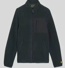 LYLE & SCOTT LYLE & SCOTT Nylon trim polar fleece dark navy