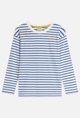 SCOTCH & SODA SCOTCH & SODA T-shirt artwork LM strong blue stripe