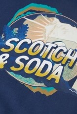 SCOTCH & SODA SCOTCH & SODA Sweatshirt artwork twilight blue